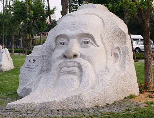 学校玻璃钢孔子雕塑